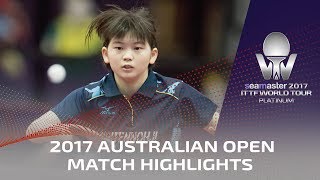 [동영상] 시오미 마키 VS 시바타 사키 2017시 마스터 2017 플래티넘, 호주 오픈 결승