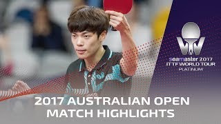 【동영상】 미즈타니 하야부사 VS CHO Seungmin 씨마 스터 2017 플래티넘, 호주 오픈 준결승