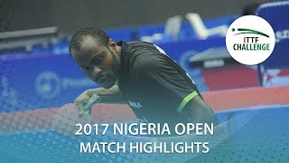 [동영상] 아루나 VS ABIODUN Bode 2017 ITTF 도전 나이지리아 오픈 16 강