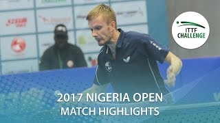 [동영상] FILATOV Vasilij VS 아사루 2017 ITTF 도전 나이지리아 오픈 32 강