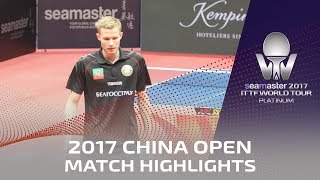 [동영상] YANG Heng-Wei VS SHAMRUK Gleb 씨마 스터 2017 플래티넘 중국 오픈 베스트 128