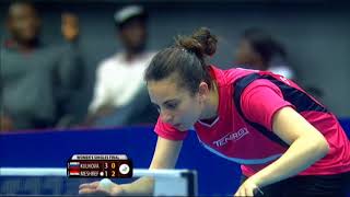 [동영상] KULIKOVA Olga VS MESHREF Dina 2017 ITTF 도전 나이지리아 오픈 결승
