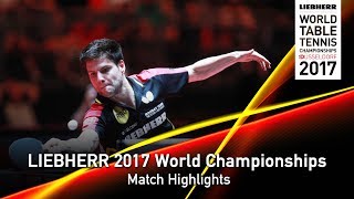 [동영상] SZOCS Hunor VS 드미트리 오후챠로후 LIEBHERR 2017 세계 탁구 선수권 대회 베스트 32