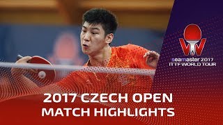 [동영상] 薛飛 VS 티모 볼 2017시 마스터 2017 체코 오픈 16 강
