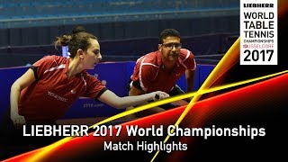 [동영상] 로블레스 · DVORAK Galia VS 아사루 · MESHREF Dina LIEBHERR 2017 세계 탁구 선수권 대회 베스트 16