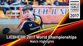 [동영상] 블라디미르 삼소노프 VS YANG Xinyu LIEBHERR 2017 세계 탁구 선수권 대회 베스트 128