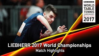 [동영상] LAMADRID Juan VS ST LOUIS Dexter LIEBHERR 2017 세계 탁구 선수권 대회