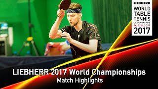 [동영상] MEDJUGORAC Marko VS TODOROV Stefan LIEBHERR 2017 세계 탁구 선수권 대회