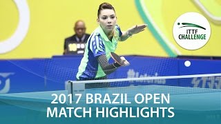 [동영상] 슷찌 VS 자리후 씨마 스터 2017 ITTF 도전 씨마 브라질 오픈 결승