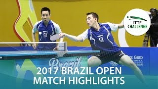 [동영상] 카루데라노 · TSUBOI Gustavo VS 패트릭 바움 · KEINATH Thomas 씨마 스터 2017 ITTF 도전 씨마 브라질 오픈 결승