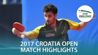 [동영상] 빠나기오티스 · 기오니스 VS 플로르 2017 ITTF 도전 자그레브 오픈 결승