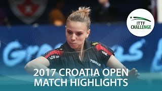 [동영상] DIACONU Adina VS JI Eunchae 2017 ITTF 도전 자그레브 오픈 결승