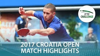 [동영상] 邱党 VS ZIBRAT Jan 2017 ITTF 도전 자그레브 오픈