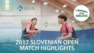 [동영상] CHOI Wonjin · 리 廷祐 VS ECSEKI Nandor 아담 슈 디 2017 ITTF 도전, 슬로베니아 오픈 결승