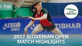 [동영상] 바스티안 슈테가 VS 킬리언 오토 2017 ITTF 도전, 슬로베니아 오픈 준결승