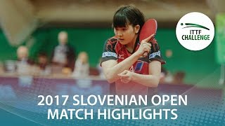[동영상] POTA Georgina VS 하시모토 돛 乃香 2017 ITTF 도전, 슬로베니아 오픈 준결승