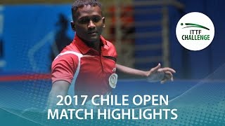 [동영상] ANTHONY Amalraj VS TABACHNIK Pablo 씨마 스터 2017 ITTF 도전 씨마 칠레 오픈 16 강