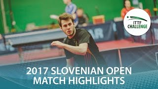 [동영상] 아담 슈 디 VS CNUDDE Florian 2017 ITTF 도전, 슬로베니아 오픈