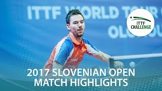 [동영상] TREGLER Tomas VS DARCIS Thibaut 2017 ITTF 도전, 슬로베니아 오픈