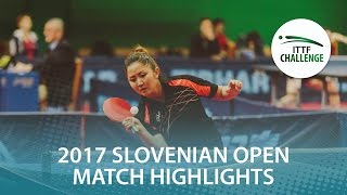 【동영상】 WAN Yuan VS KIM Olga 2017 ITTF 도전, 슬로베니아 오픈