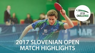[동영상] SEYFRIED Joe VS PAULIN Erik 2017 ITTF 도전, 슬로베니아 오픈