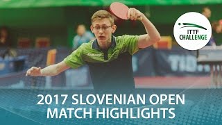 [동영상] BERTRAND Irvin VS STANKEVICIUS Medardas 2017 ITTF 도전, 슬로베니아 오픈