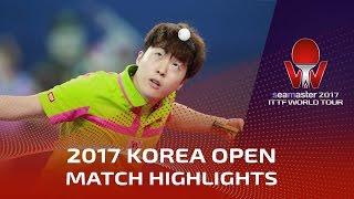 [동영상] 패트릭 후란찌스카 VS LIM Jonghoon 씨마 스터 2017 한국 오픈 준결승