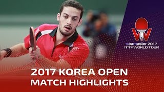 [동영상] LIM Jonghoon VS 마르코스 프레이 타스 씨마 스터 2017 한국 오픈 준준결승