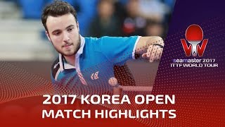[동영상] K 칼슨 VS 구기 시몬 씨마 스터 2017 한국 오픈 16 강