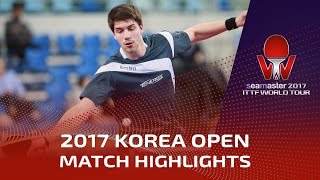 [동영상] KIM Minhyeok VS 패트릭 후란찌스카 씨마 스터 2017 한국 오픈 32 강