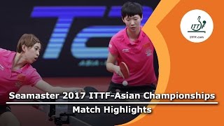 [동영상] 朱雨 링 · 陳夢 VS 왕 曼昱 · CHEN Ke 2017 년 ITTF - 아시아 선수권 결승