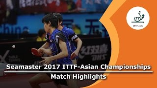 [동영상] 樊振 동 · LIN Gaoyuan VS 니와 孝希 · 요시무라 真晴 2017 년 ITTF - 아시아 선수권 준결승
