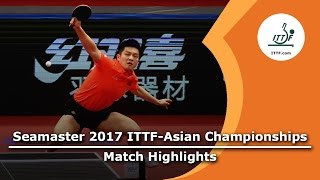 [동영상] RAMEEZ Muhammad VS 樊振 동쪽 2017 년 ITTF - 아시아 선수권 베스트 64