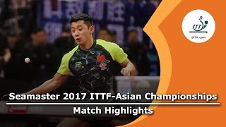 [동영상] 장지 커 VS ALDMAISY Zeyad 2017 년 ITTF - 아시아 선수권 베스트 64