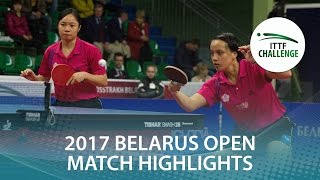 [동영상] LIN Chia-Hsuan · LIN Po-Hsuan VS 카토 미유 · 森薗 미사키 2017 년 ITTF 도전, Belgosstrakh 벨라루스 오픈 결승