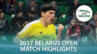 [동영상] VLASOV Grigory VS 王増翠 2017 년 ITTF 도전, Belgosstrakh 벨라루스 오픈 준결승