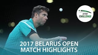 [동영상] 블라디미르 삼소노프 VS LEWANDOWSKI Tomasz 2017 년 ITTF 도전, Belgosstrakh 벨라루스 오픈 32 강