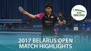 [동영상] ZHUKOV Aleksei VS 타카미 真己 2017 년 ITTF 도전, Belgosstrakh 벨라루스 오픈