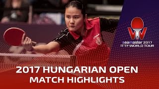 [동영상] CHEN Xingtong VS YANG Xiaoxin 씨마 스터 2017 헝가리 오픈 준결승