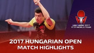[동영상] ZHOU Yu VS 피치 포드 씨마 스터 2017 헝가리 오픈 32 강