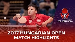 [동영상] ZENG Jian VS 린 예수 씨마 스터 2017 헝가리 오픈 결승