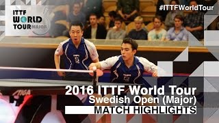 [동영상] 카루데라노 · TSUBOI Gustavo VS HACHARD Antoine 스테판 워슈 2016 년 스웨덴 오픈 결승