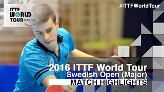 [동영상] HACHARD Antoine VS ERIKSSON Anders 2016 년 스웨덴 오픈