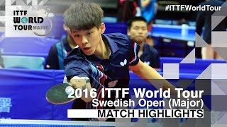 [동영상] LAI Chi-Chien VS STENER Jonas 2016 년 스웨덴 오픈