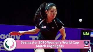 [동영상] ZHANG Lily VS 첸 이찐 2016 씨마 여자 월드컵 베스트 16