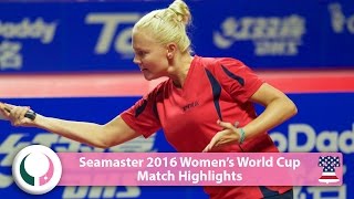 [동영상] POTA Georgina VS DEDERKO Zhenhua 2016 씨마 여자 월드컵