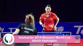[동영상] 姜華 군 VS RUANO Lady 2016 씨마 여자 월드컵