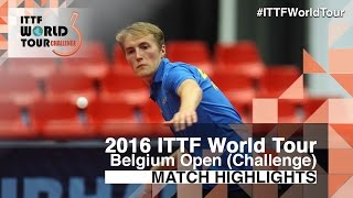 [동영상] ANDERSSON Harald VS 가나나세카란 2016 년 벨기에 오픈 준결승