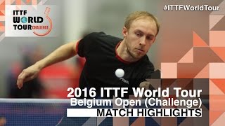 [동영상] BRODD Viktor VS HU Heming 2016 년 벨기에 오픈