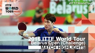 【동영상】 장 禹珍 VS VLASOV Grigory 2016 년 벨라루스 오픈 결승